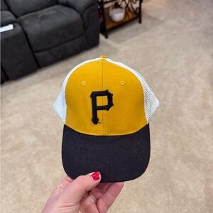 Yellow and Black Baseball Cap with P Logo